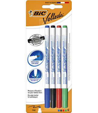 Bic VILTSTIFT VELLEDA 1721 ASS 4STKS