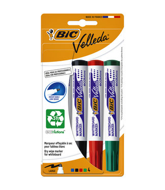 Bic VILTSTIFT VELLEDA 1704 ASS 4STKS