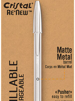 Bic BALPEN CRISTAL RE-NEW BL + 2VULLING