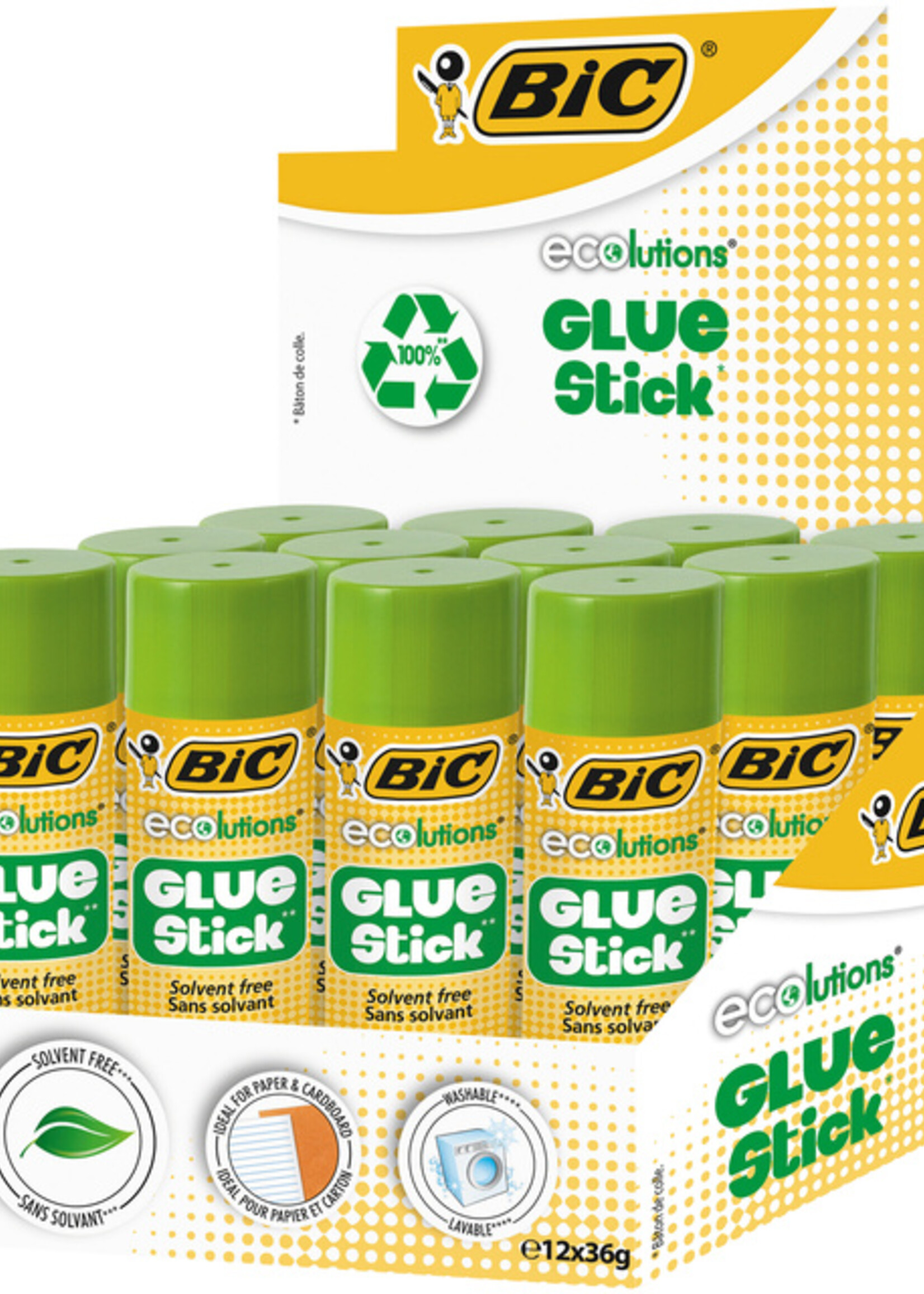 Bic Bic LIJMSTIFT ECOLUTIONS 36GR 12STKS