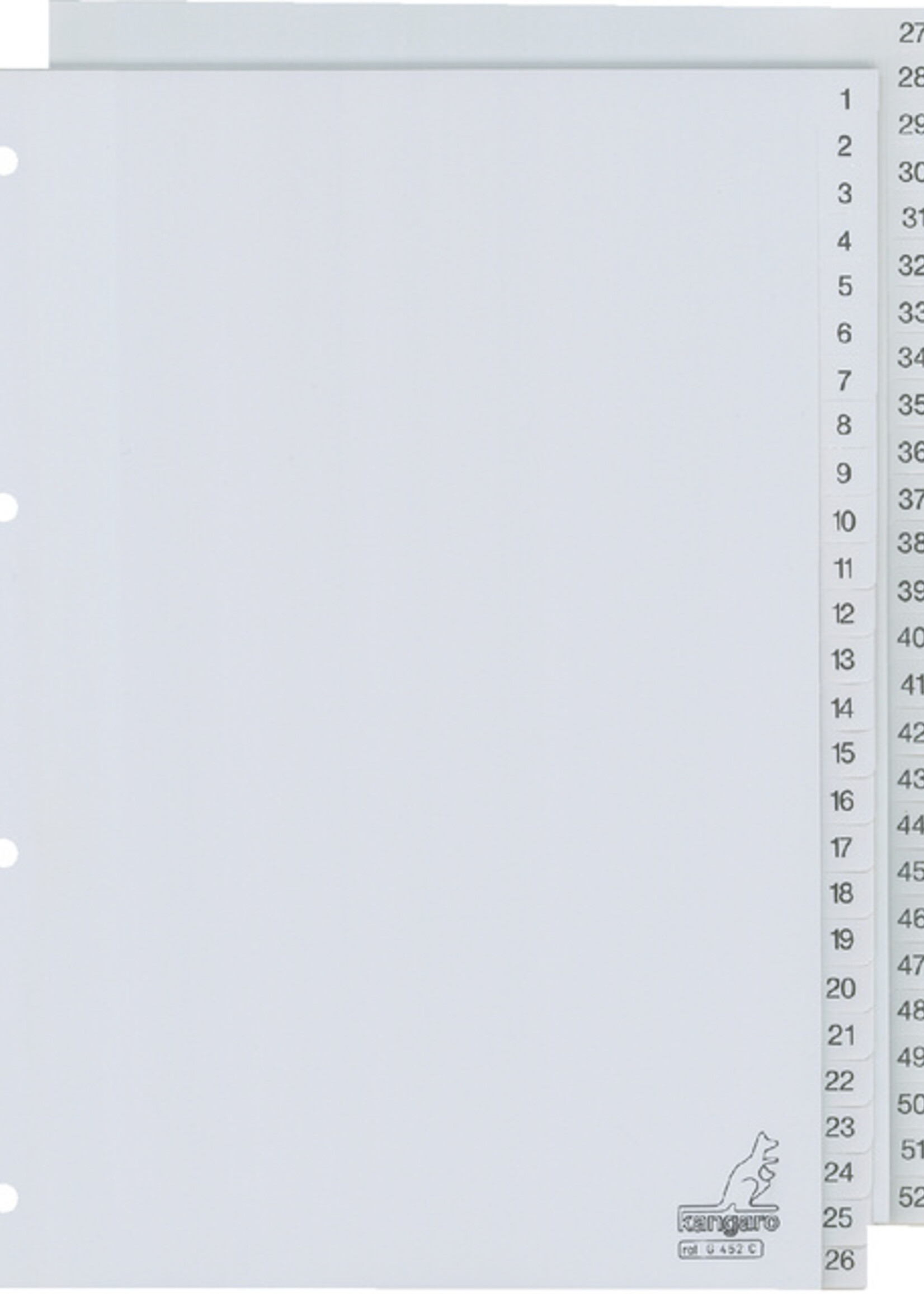 Kangaro Kangaro TABBLAD G452C A4 4R 52DLG