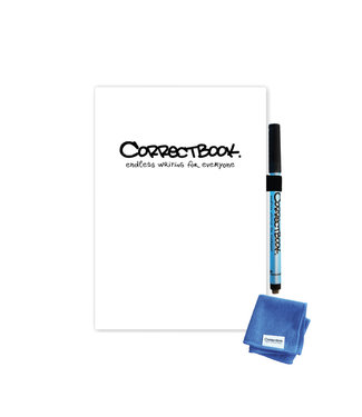 Correctbook NOTITIEBOEK A5 BLK INSP WHITE 8BLZ