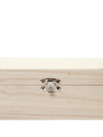 Creotime SCHATKIST HOUT 16,5X111x8CM