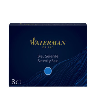 Waterman INKTPATROON NR23 LANG BL 8STKS