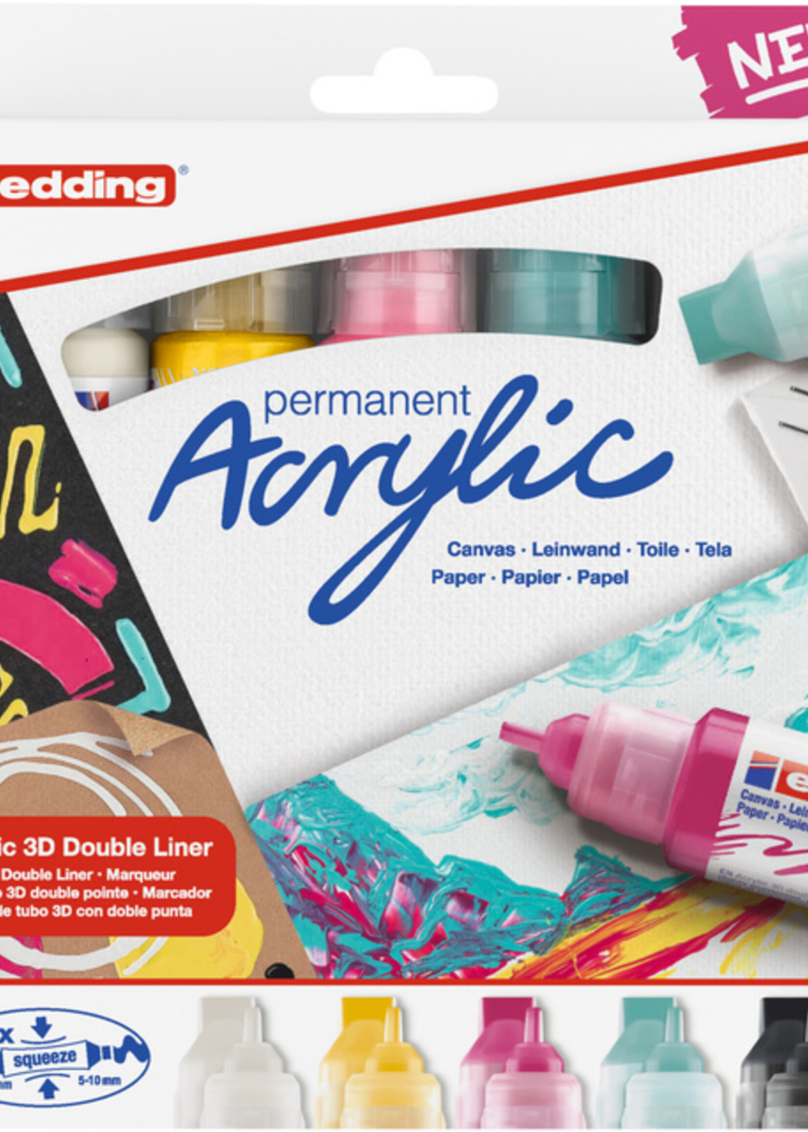 edding edding ACRYLMARKER 5400 3D M BASIS 5KL