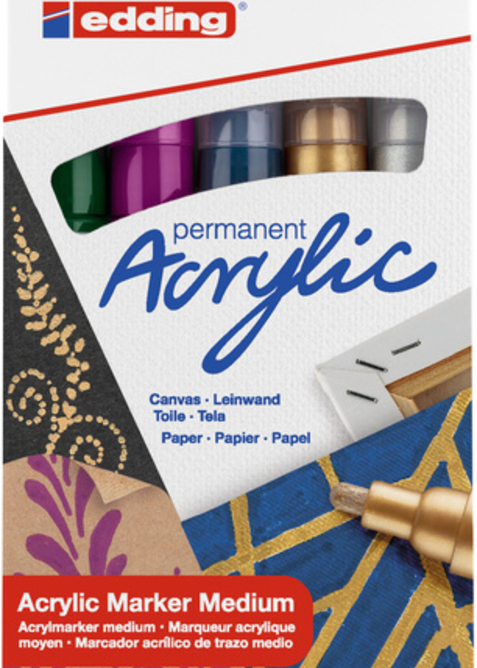 edding edding ACRYLMARKER 5100 M MTL ASS 5KL