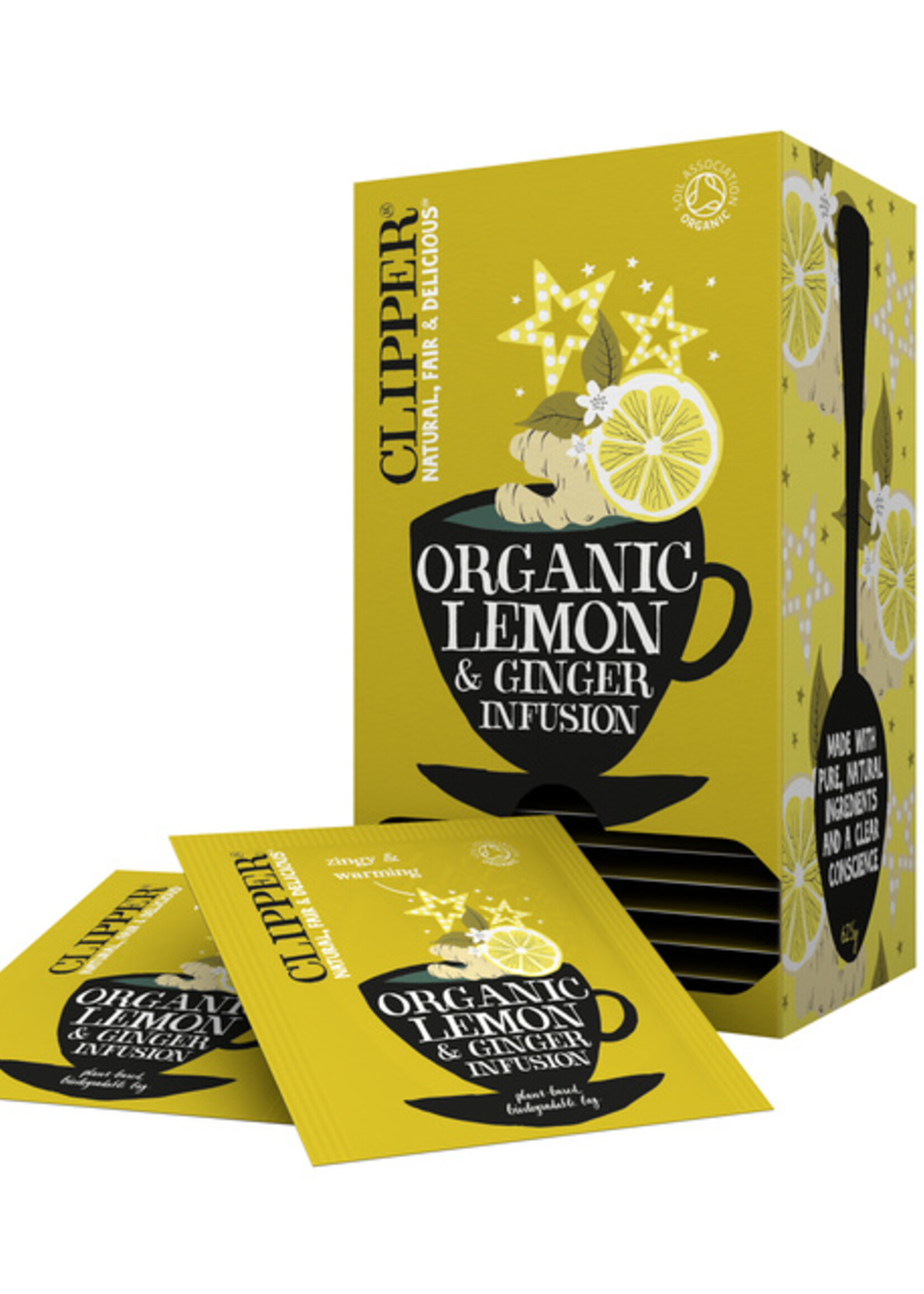 Clipper Clipper THEE BIO INFUSION LEMON GINGER 25STKS
