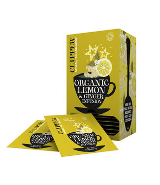 Clipper THEE BIO INFUSION LEMON GINGER 25STKS