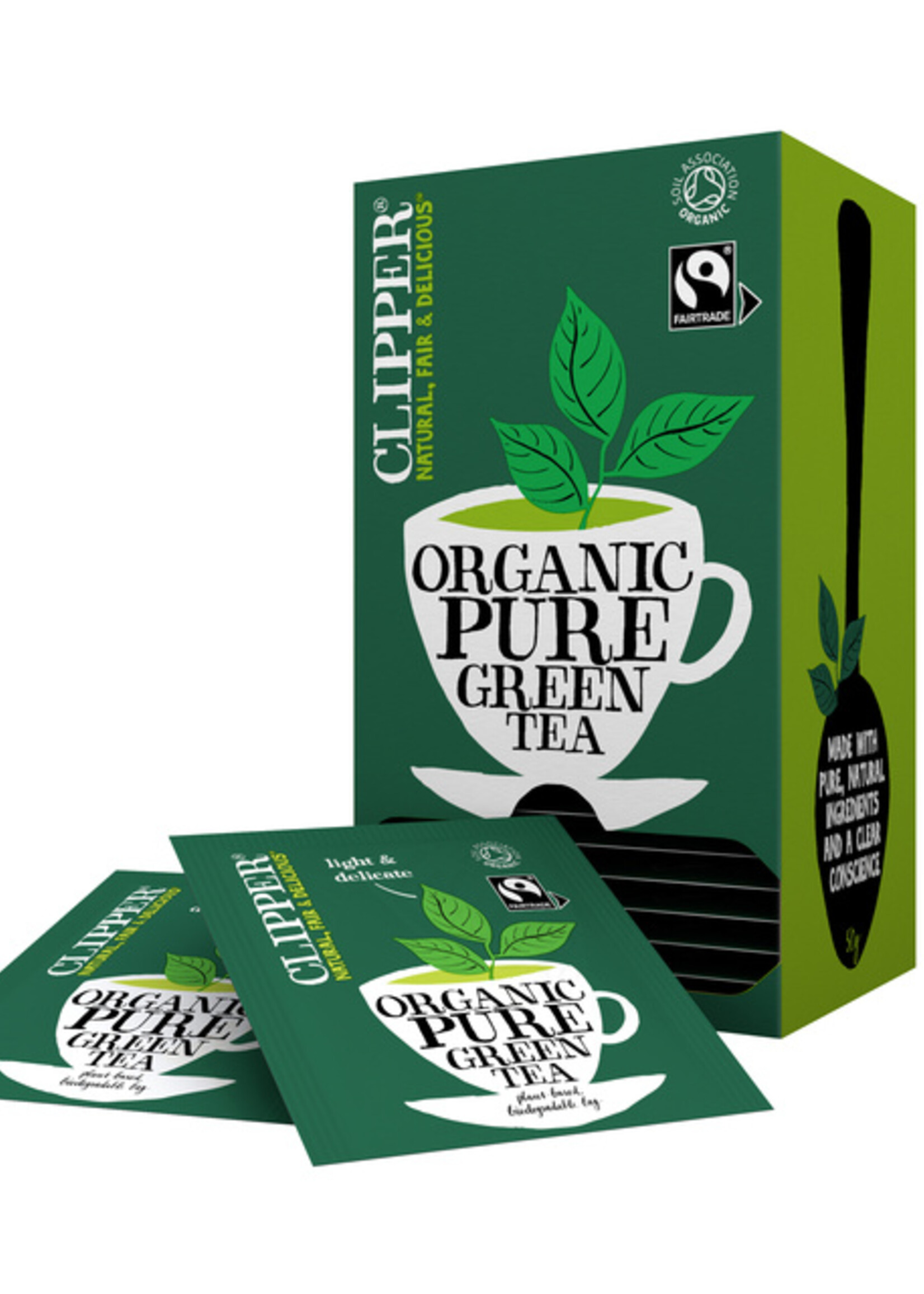 Clipper Clipper THEE BIO PURE FT GREEN 25STKS