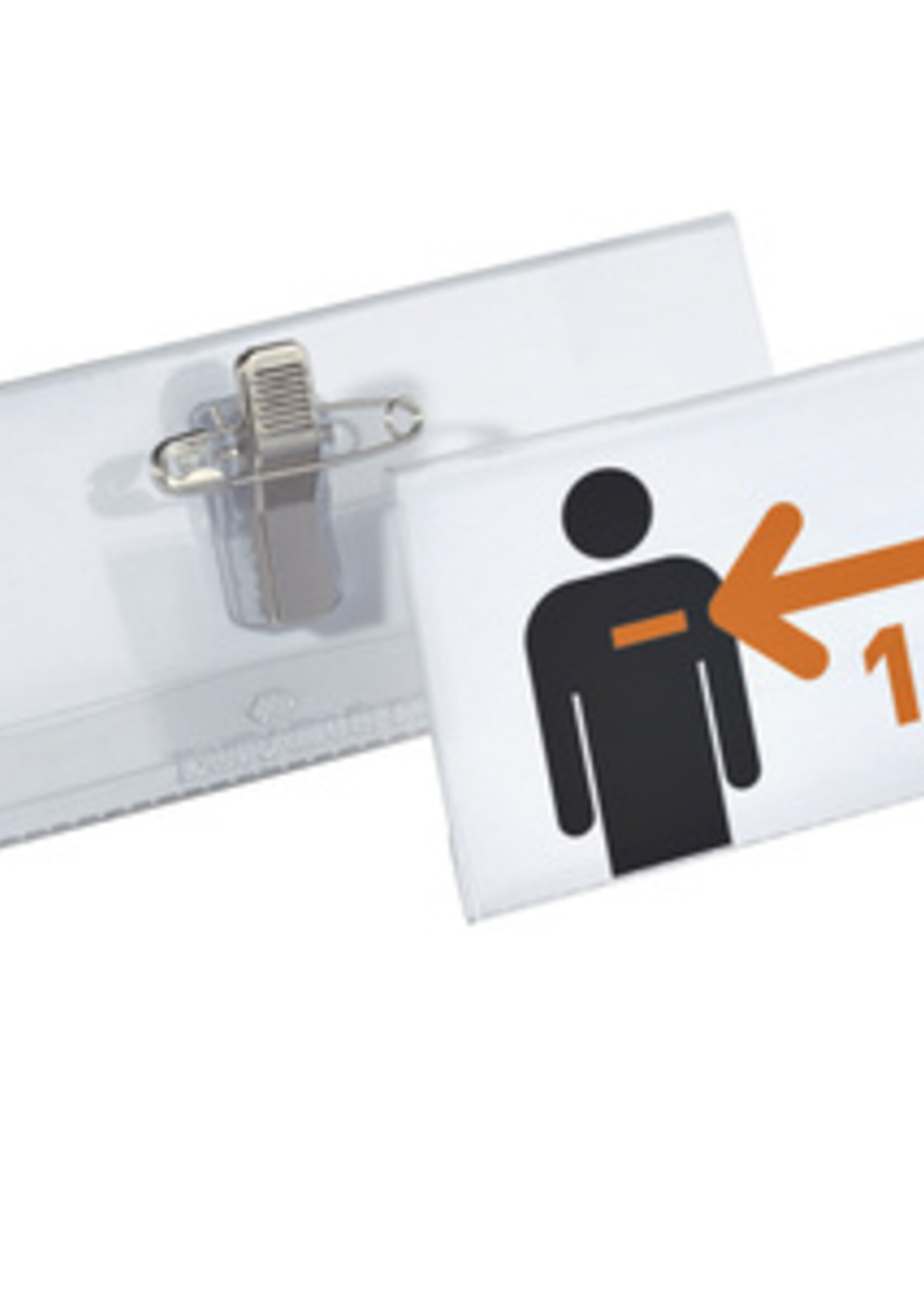 Durable Durable BADGE COMBIKLEM 40X105MM