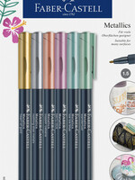 Faber Castell VILTSTIFT METALLIC 6ST