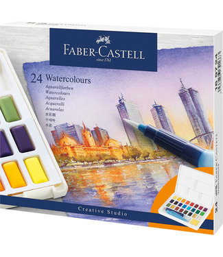 Faber Castell WATERVERF PALET 24 KLEUREN