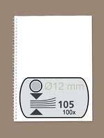 Fellowes DRAADRUG 12MM 34R ZI 100STKS