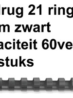 GBC BINDRUG 10MM 21R ZW 100STKS