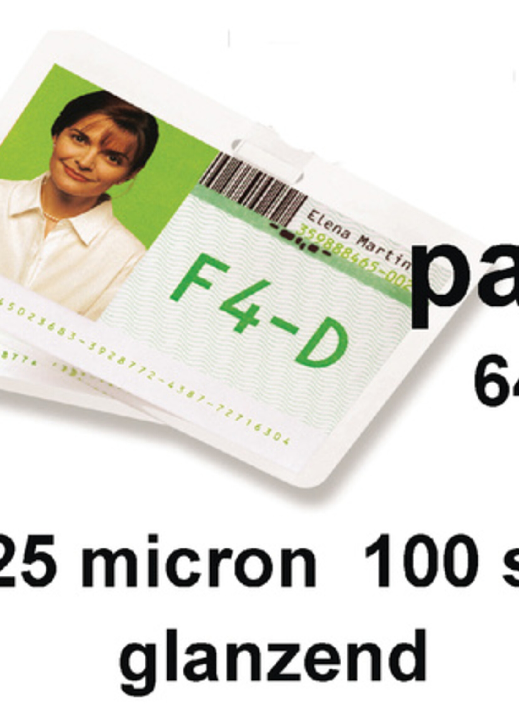 GBC GBC LAMINEERHOES 64X108 125MIC 100STKS