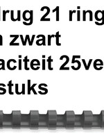 GBC BINDRUG 6MM 21R ZW 100STKS