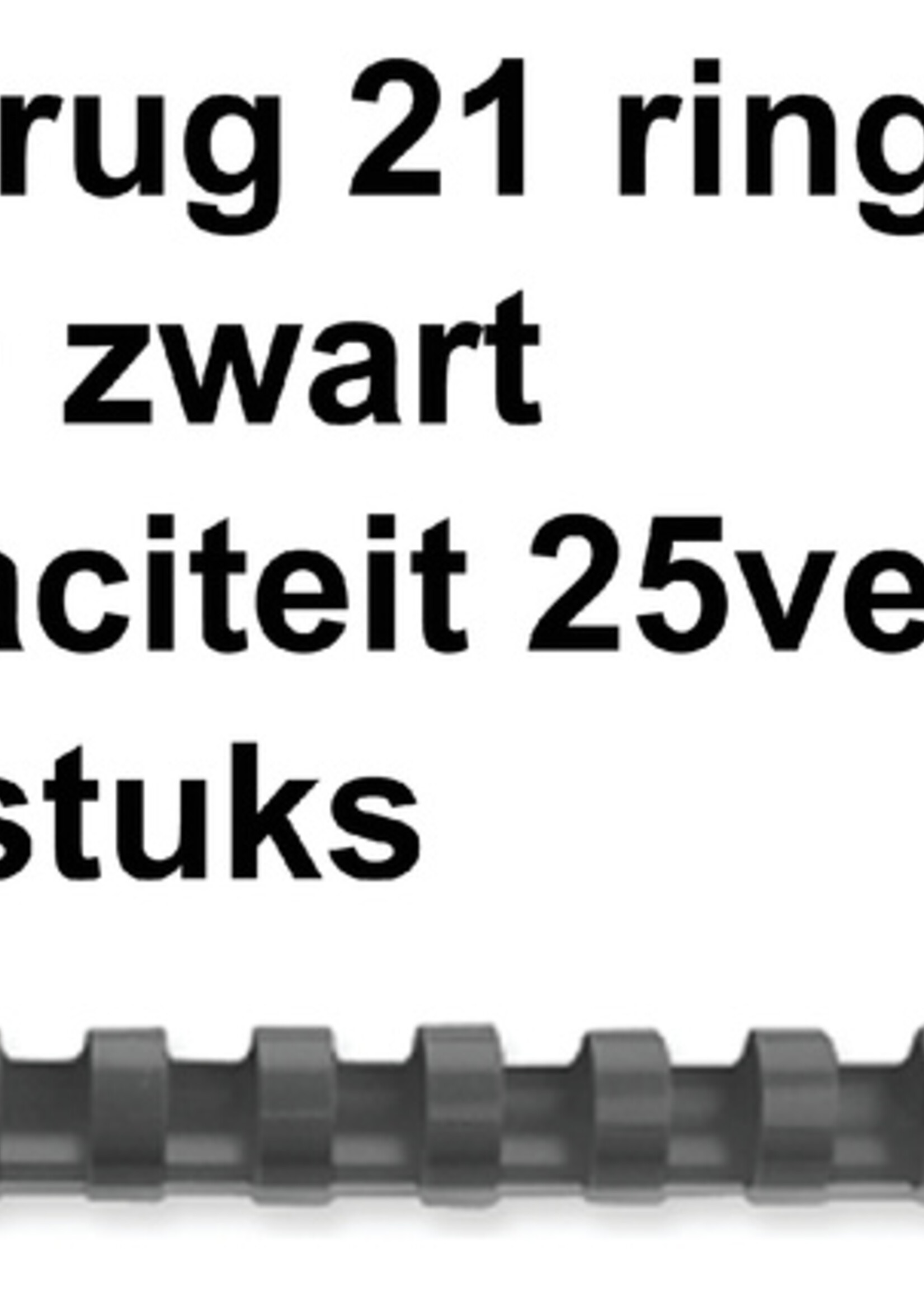 GBC GBC BINDRUG 6MM 21R ZW 100STKS