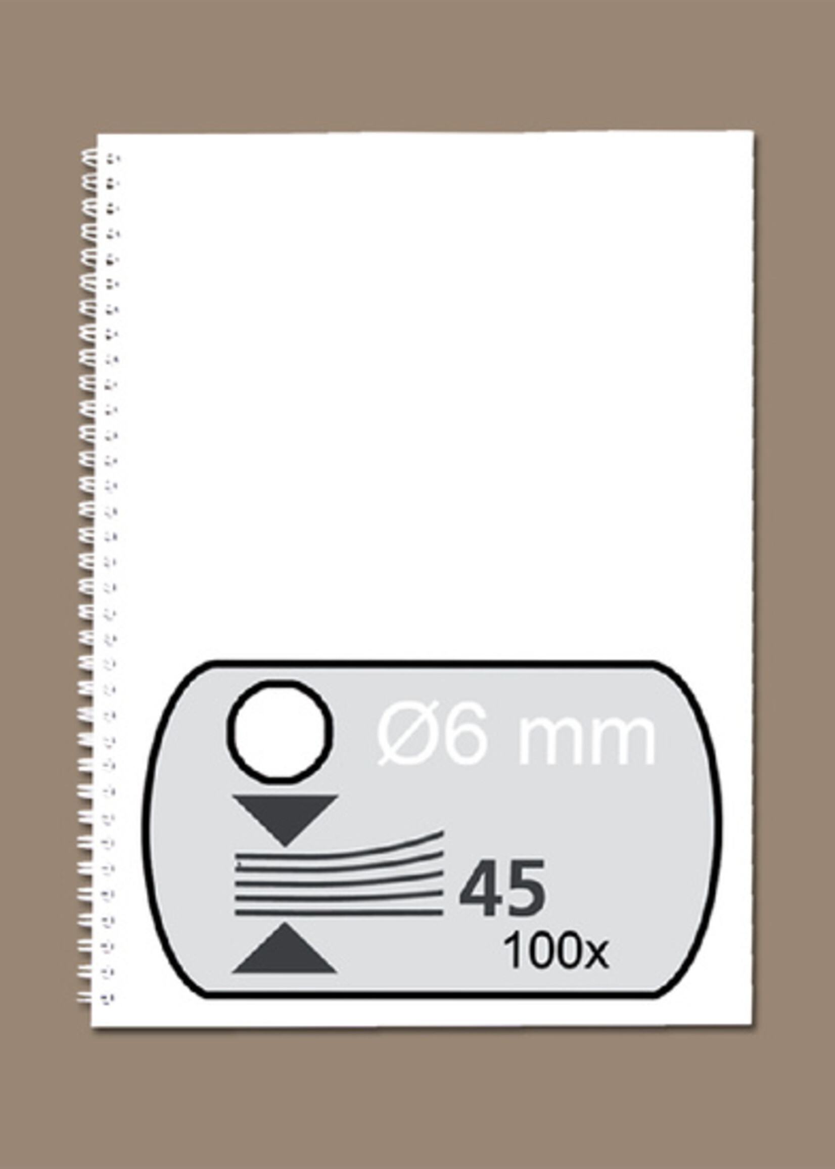 GBC GBC DRAADRUG 6MM 34R WT 100STKS