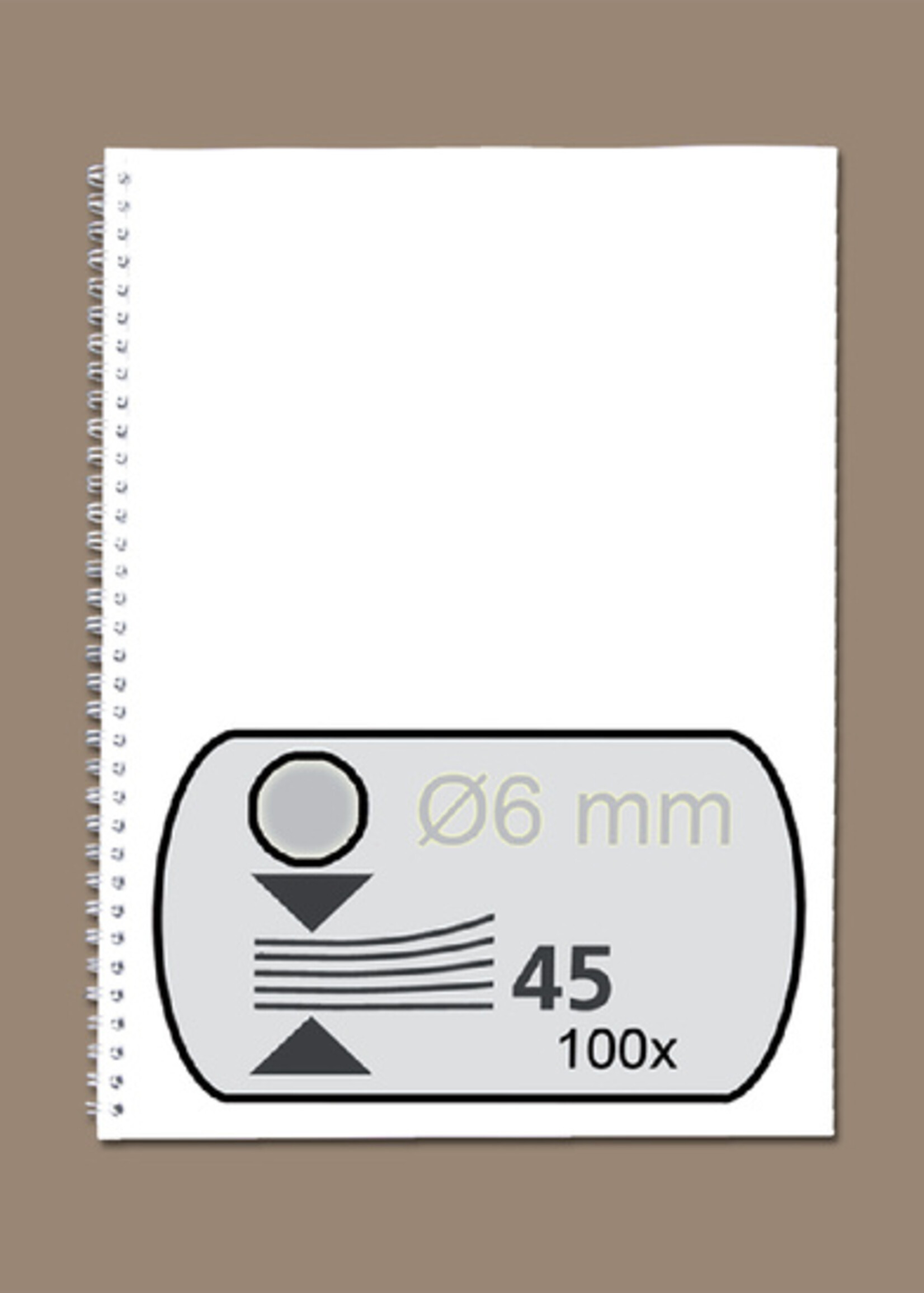 GBC GBC DRAADRUG 6MM 34R ZI 100STKS