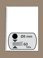 GBC DRAADRUG 8MM 34R ZW 100STKS