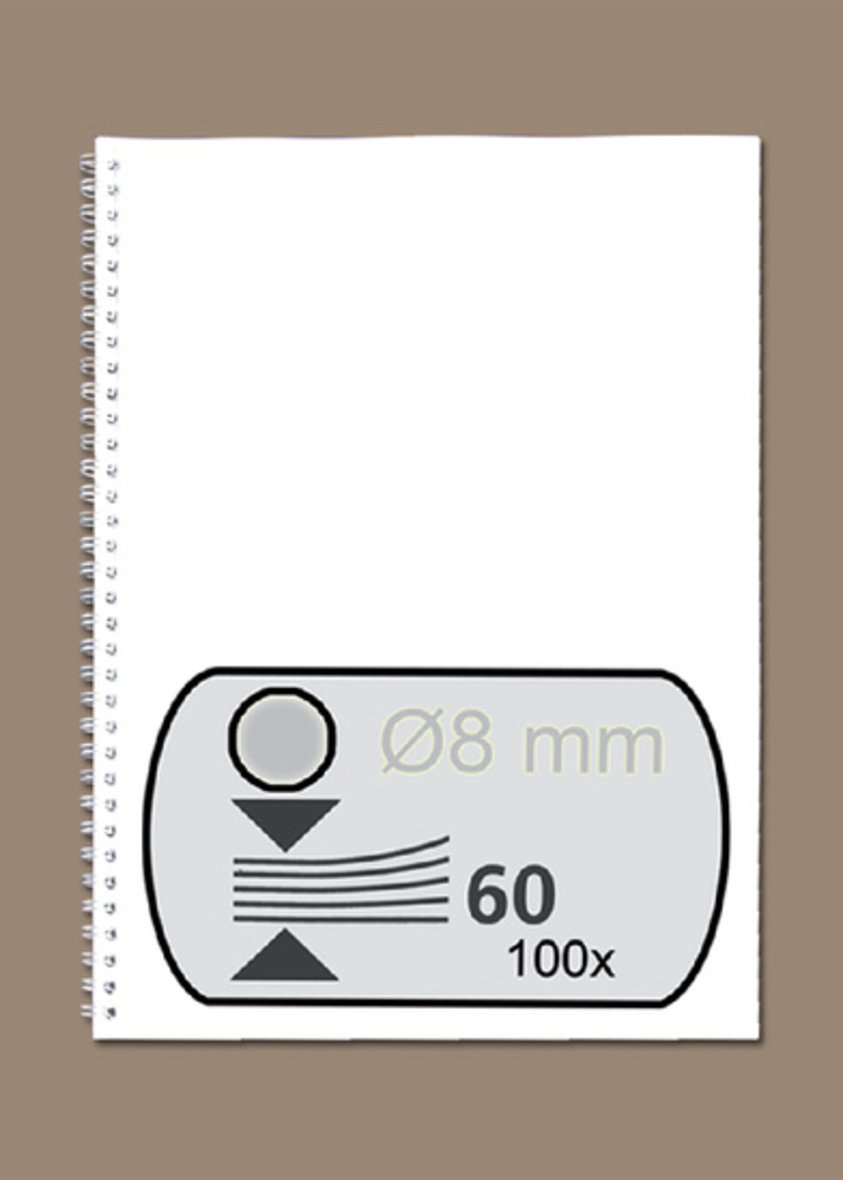 GBC GBC DRAADRUG 8MM 34R ZI 100STKS