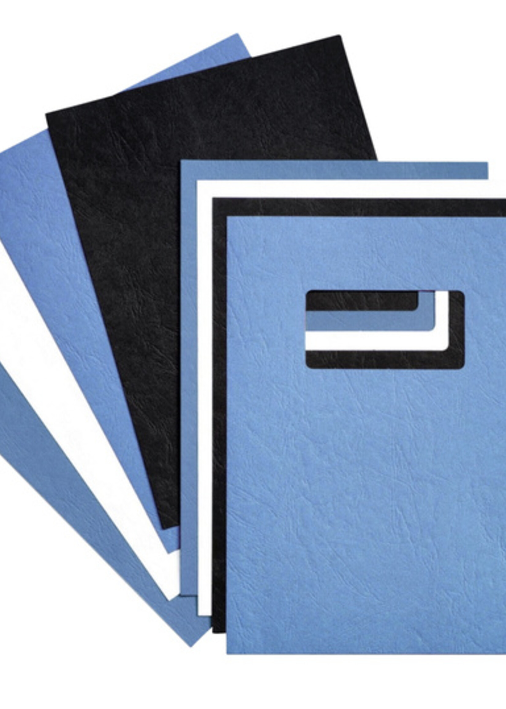 GBC GBC VOORBLAD A4 VENSTER BL 50STKS