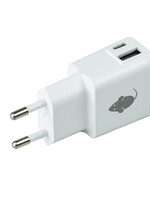 Green Mouse OPLADER USB-C+A DUO WT