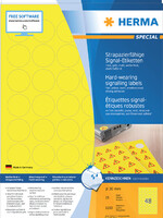 Herma ETIKET 8034 30MM ROND WEERB GL 1200STKS