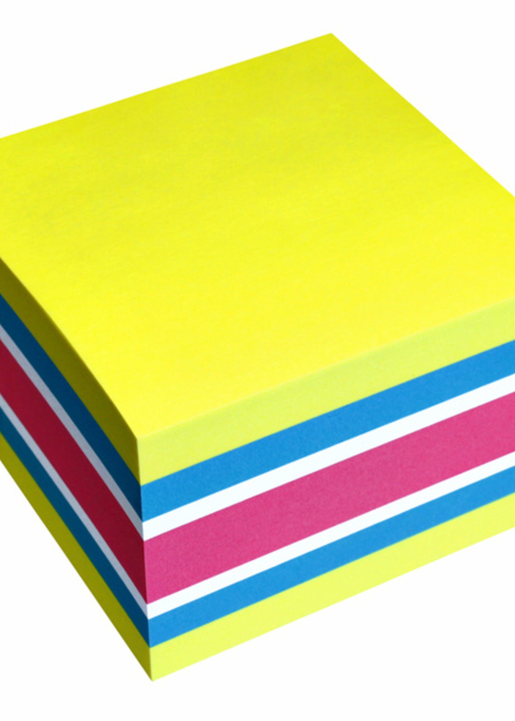 info notes info notes MEMOBLOK 75X75MM NEON ASS 450V