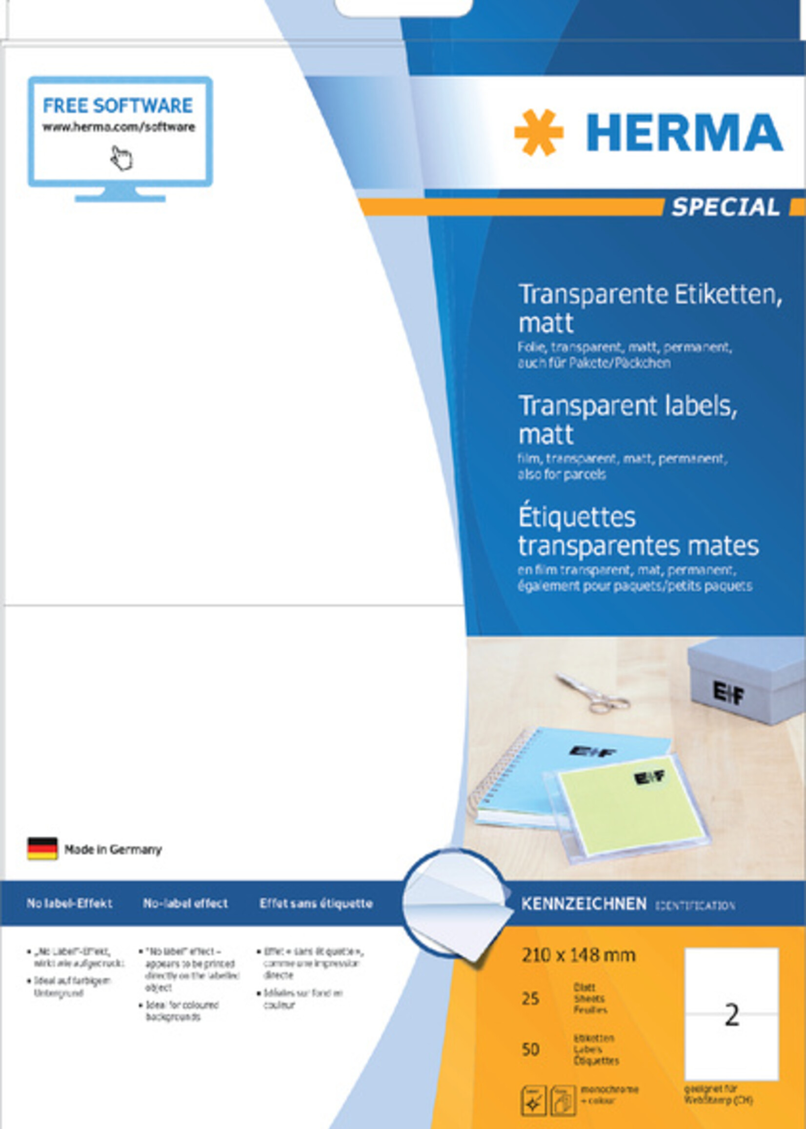 Herma Herma ETIKET 4683 210X148MM WT 50STKS