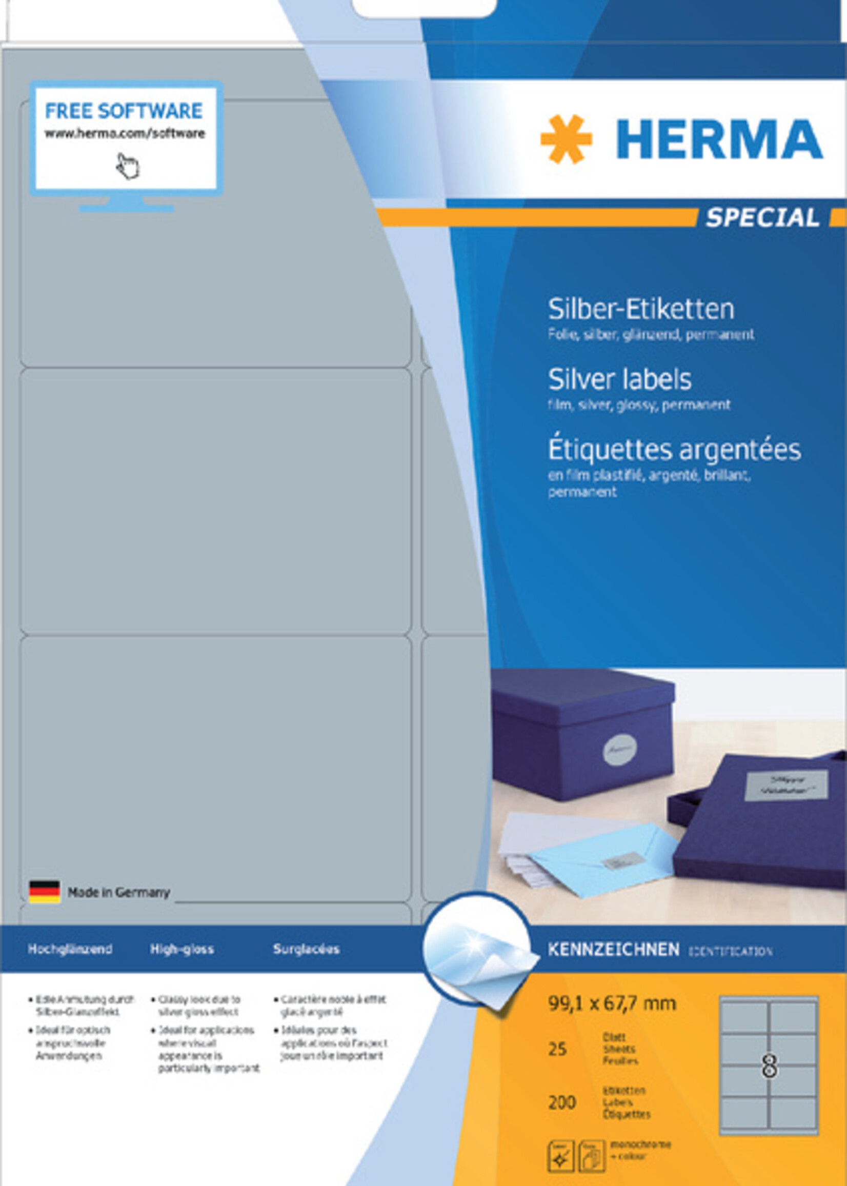 Herma Herma ETIKET 4114 99.1X67.7MM 200STKS