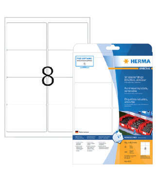 Herma ETIKET 4575 99.1X67.7MM WT FOLIE 160STKS