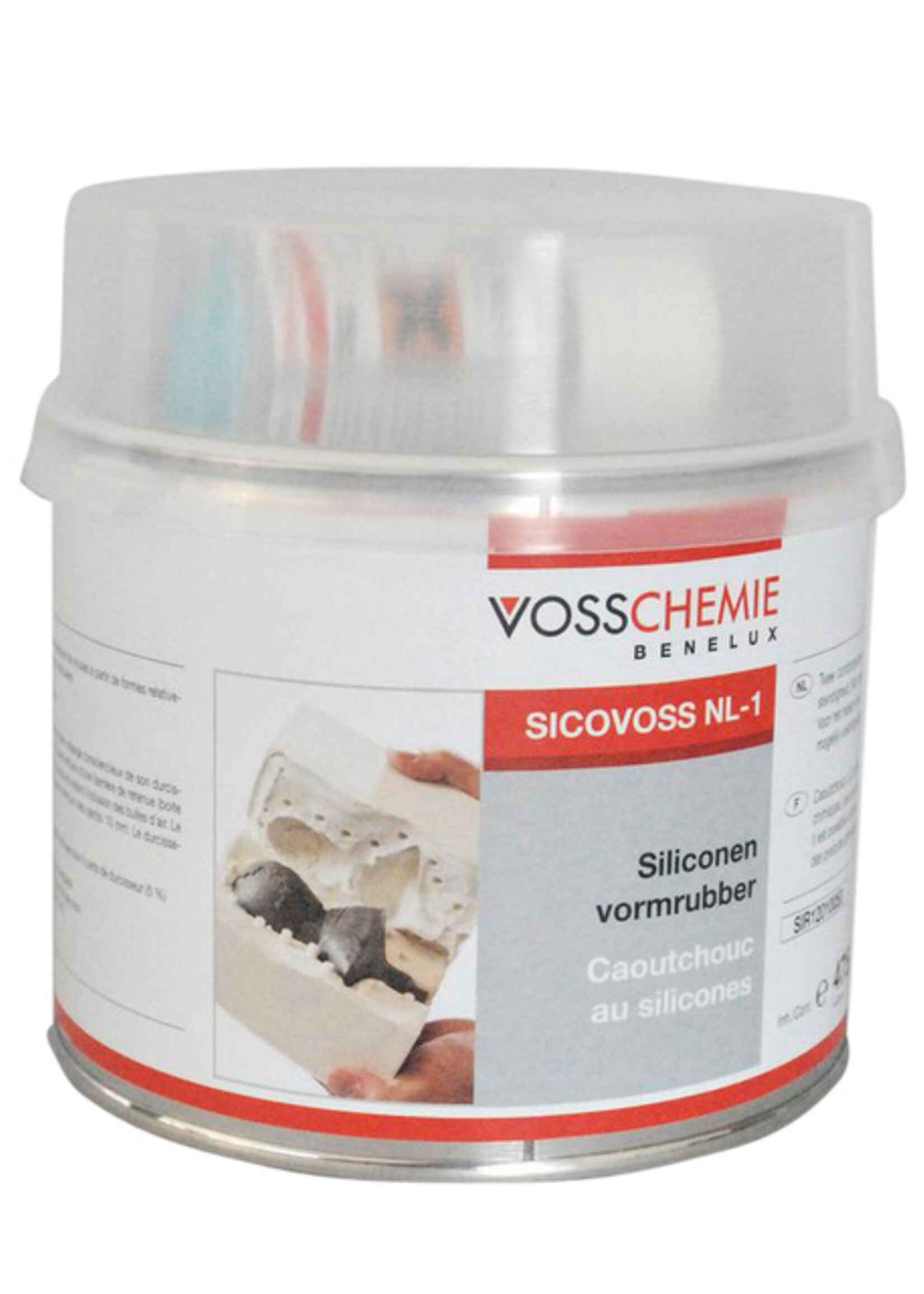 Voss Voss VORMRUBBER SILIC 500GR + VERH