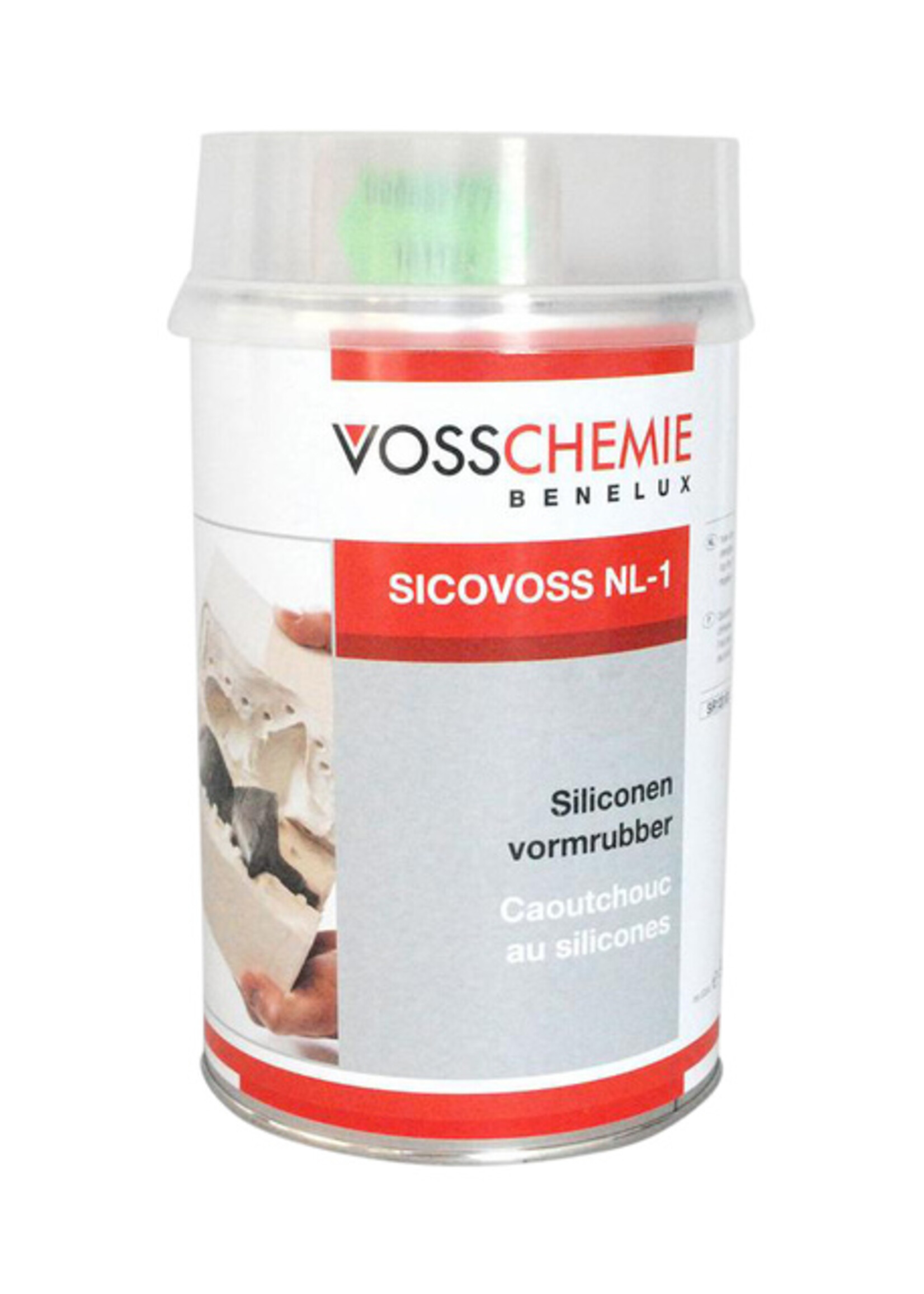 Voss Voss VORMRUBBER SILIC 1KG + VERH