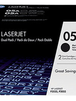 HP TONERCARTRIDGE 05A - CE505D ZW 2-PACK