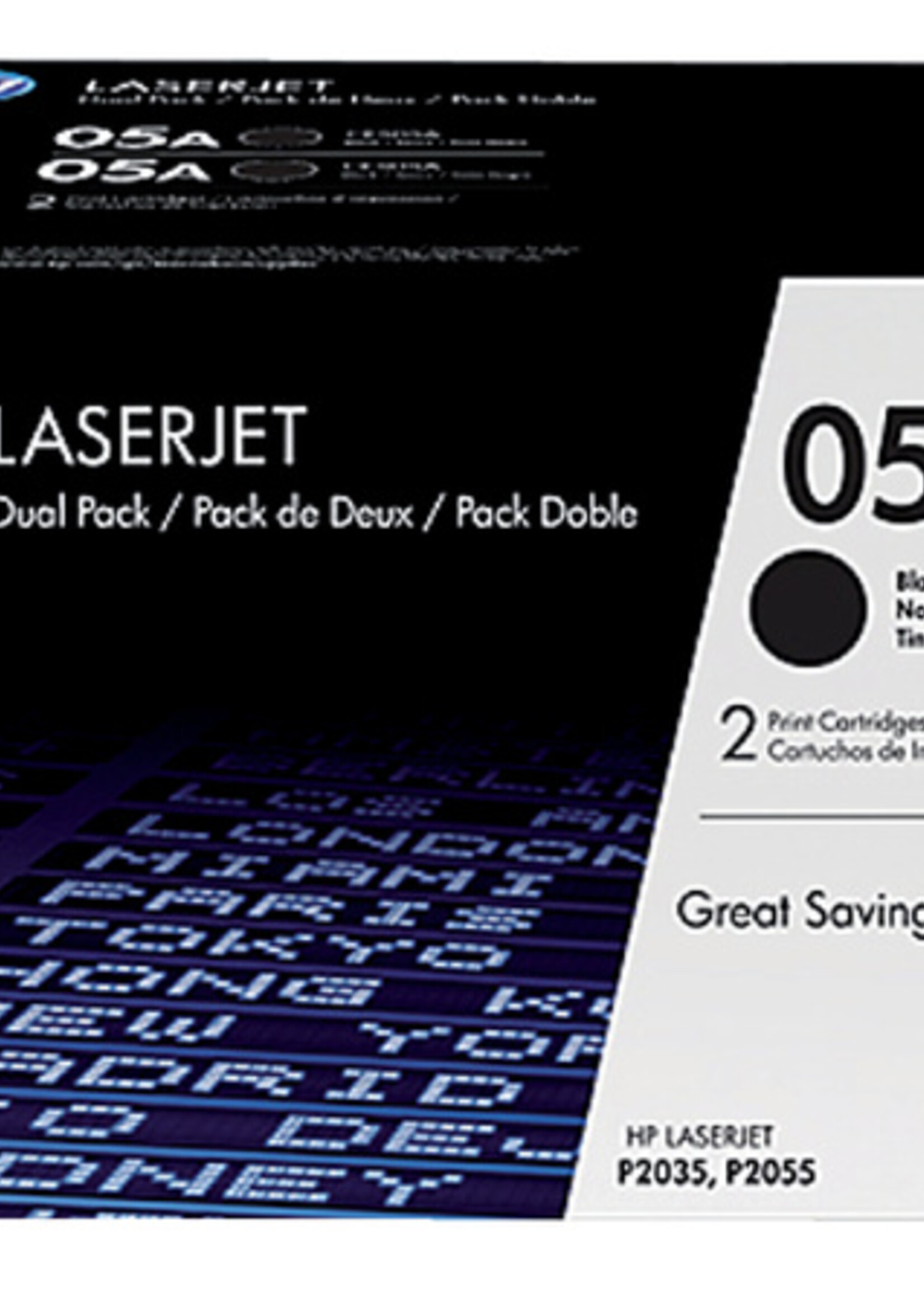 HP HP TONERCARTRIDGE 05A - CE505D ZW 2-PACK