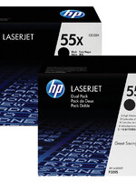 HP TONERCARTRIDGE 55X - CE255XD ZW 2-P