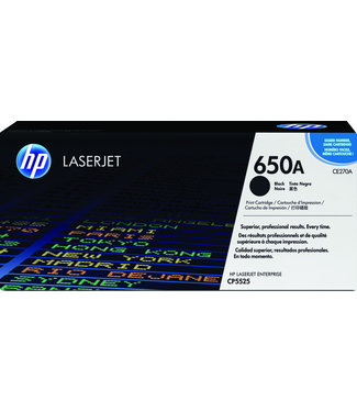 HP TONERCARTRIDGE 650A - CE270A 13.5K ZW