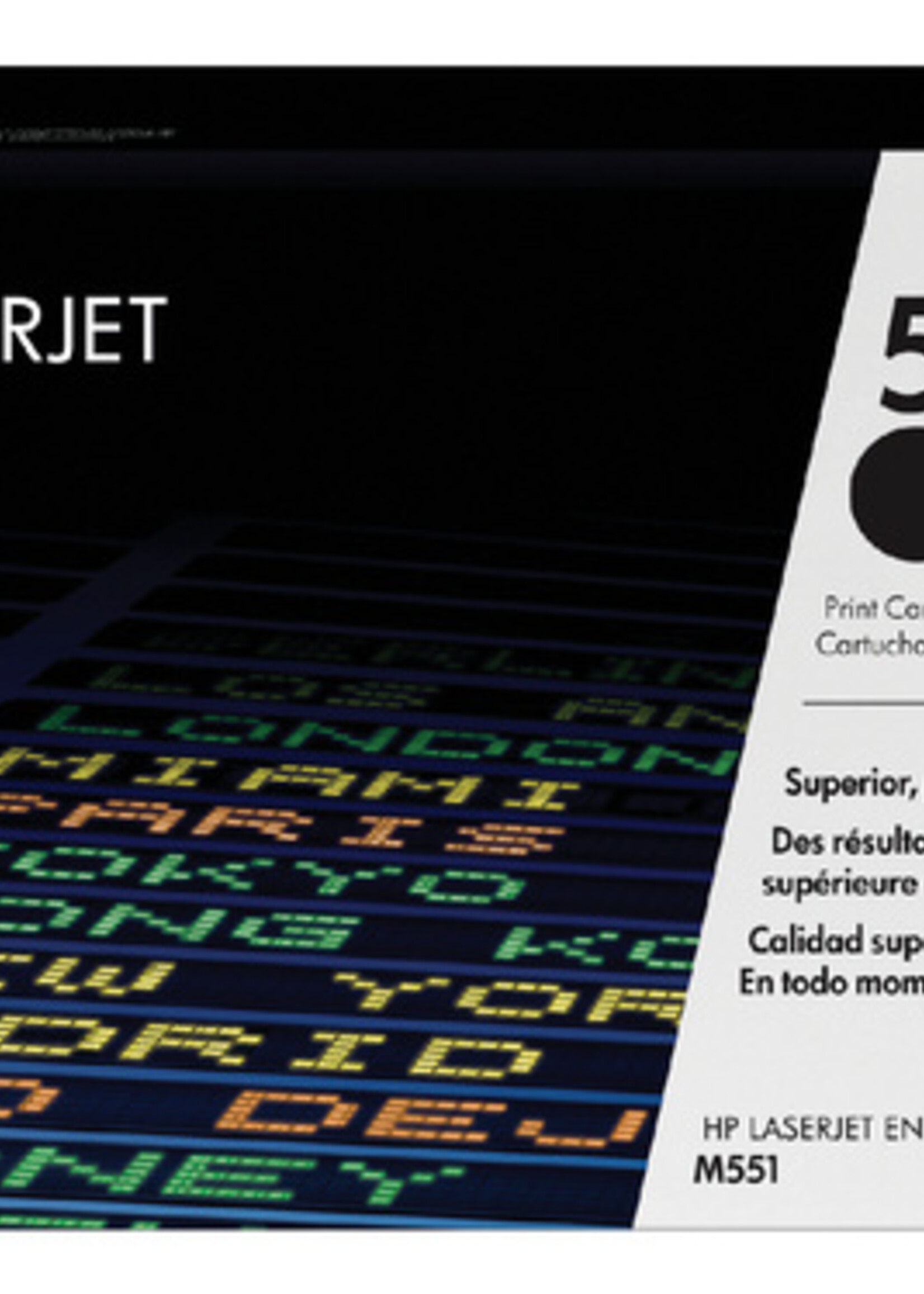 HP HP TONERCARTRIDGE 507A - CE400A 5.5K ZW