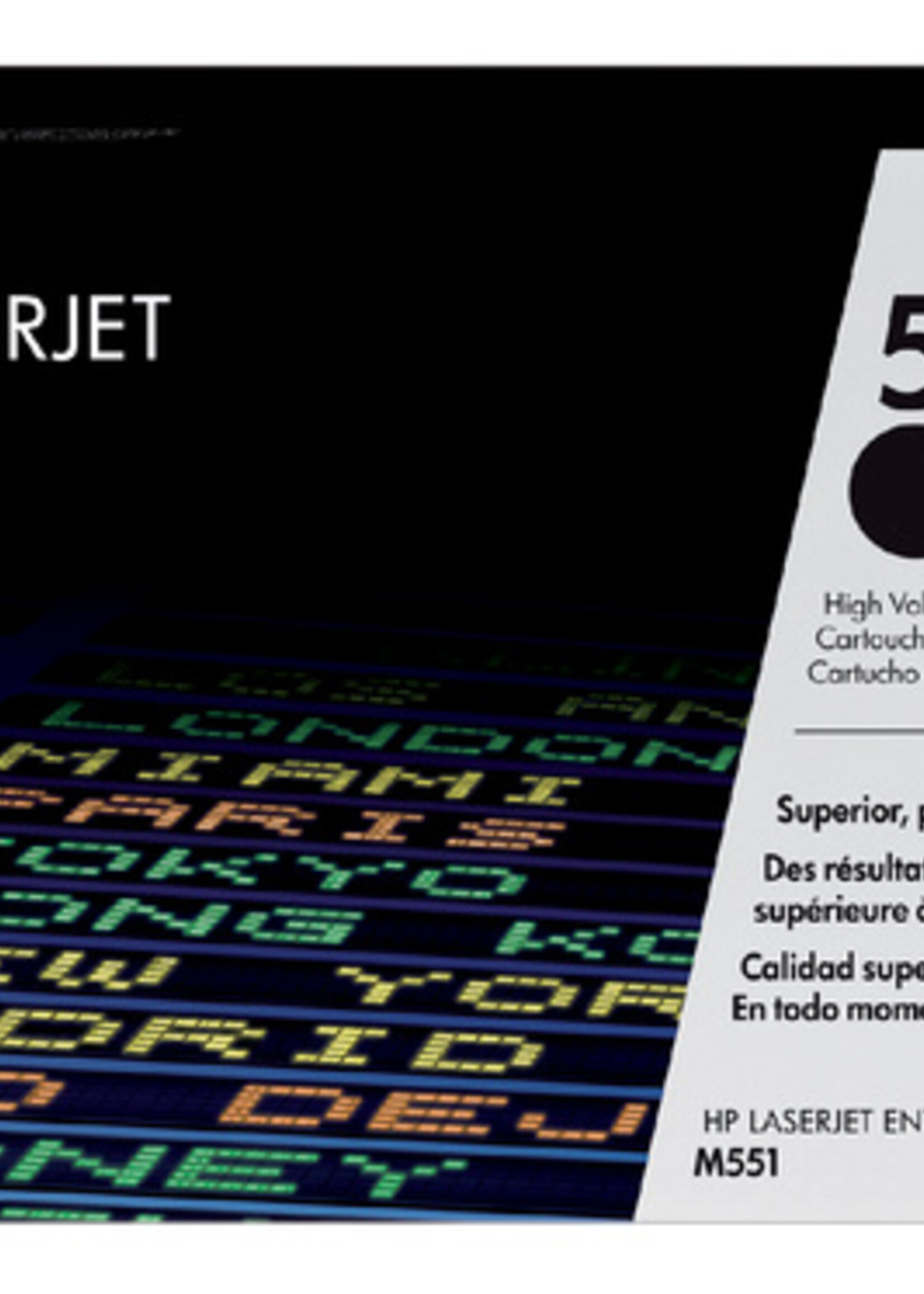 HP HP TONERCARTRIDGE 507X - CE400X 11K ZW