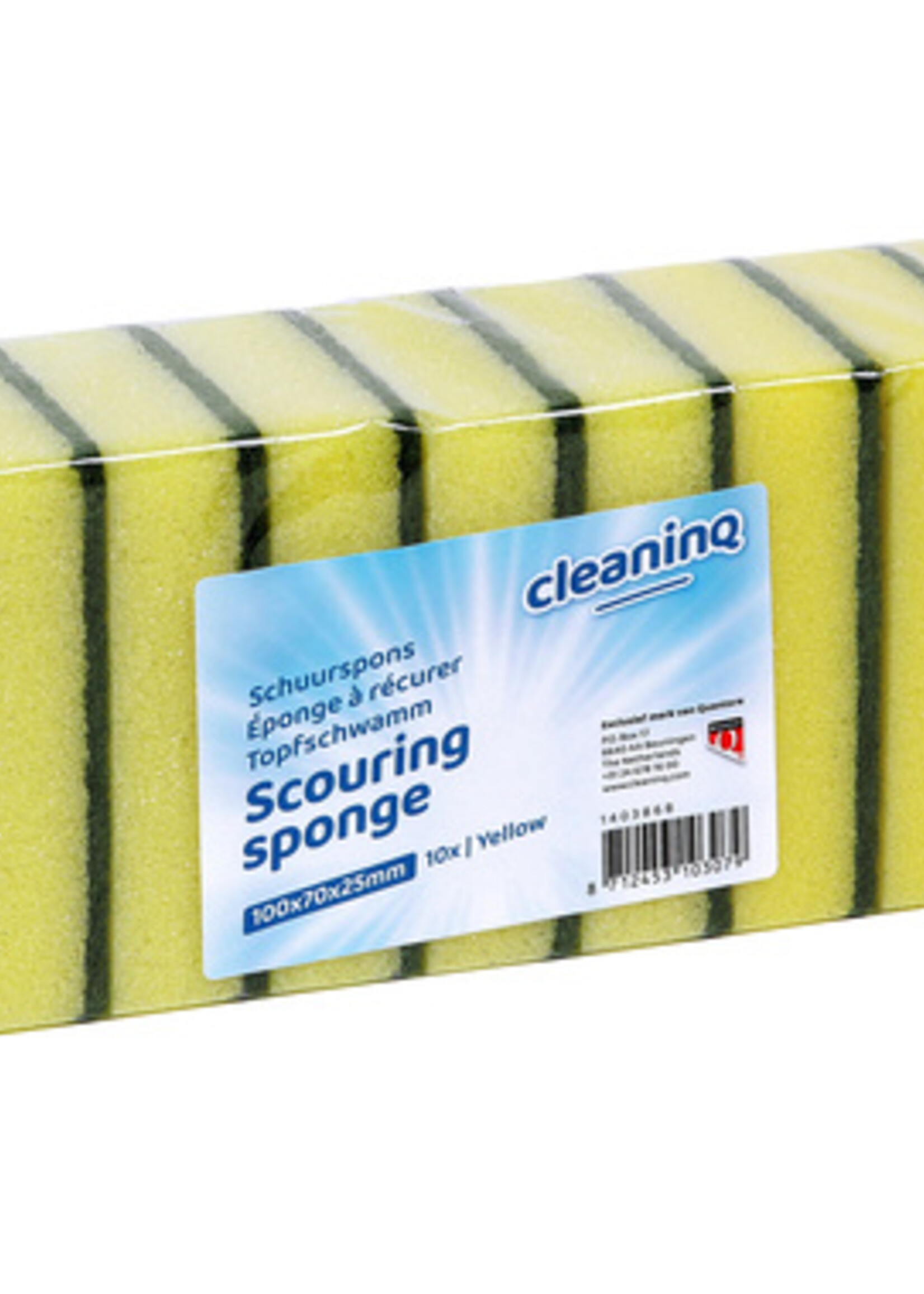 Cleaninq Cleaninq SCHUURSPONS 100X70MM 10STKS