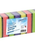 Cleaninq SCHUURSPONS ASSORTI 10STKS