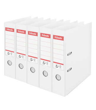 Esselte NO.1 ORDNER PP WIT 75MM 5STKS