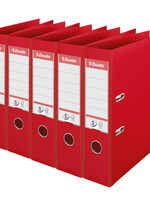 Esselte NO.1 ORDNER PP ROOD 75MM 5STKS