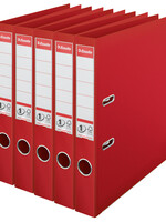 Esselte NO.1 ORDNER PP 50MM ROOD 5STKS
