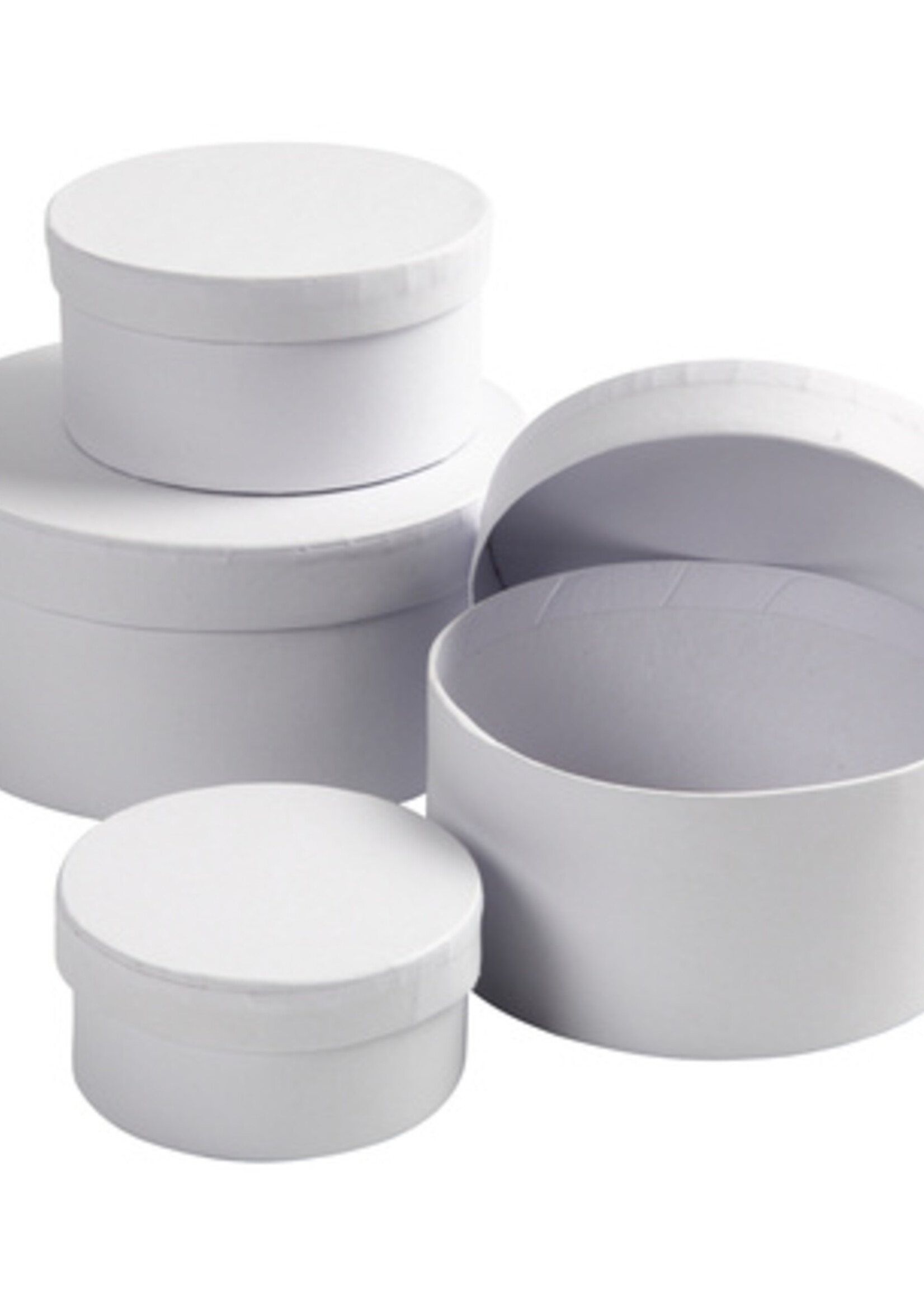 Creotime Creotime RONDE DOZEN KARTON WIT ASSORTI