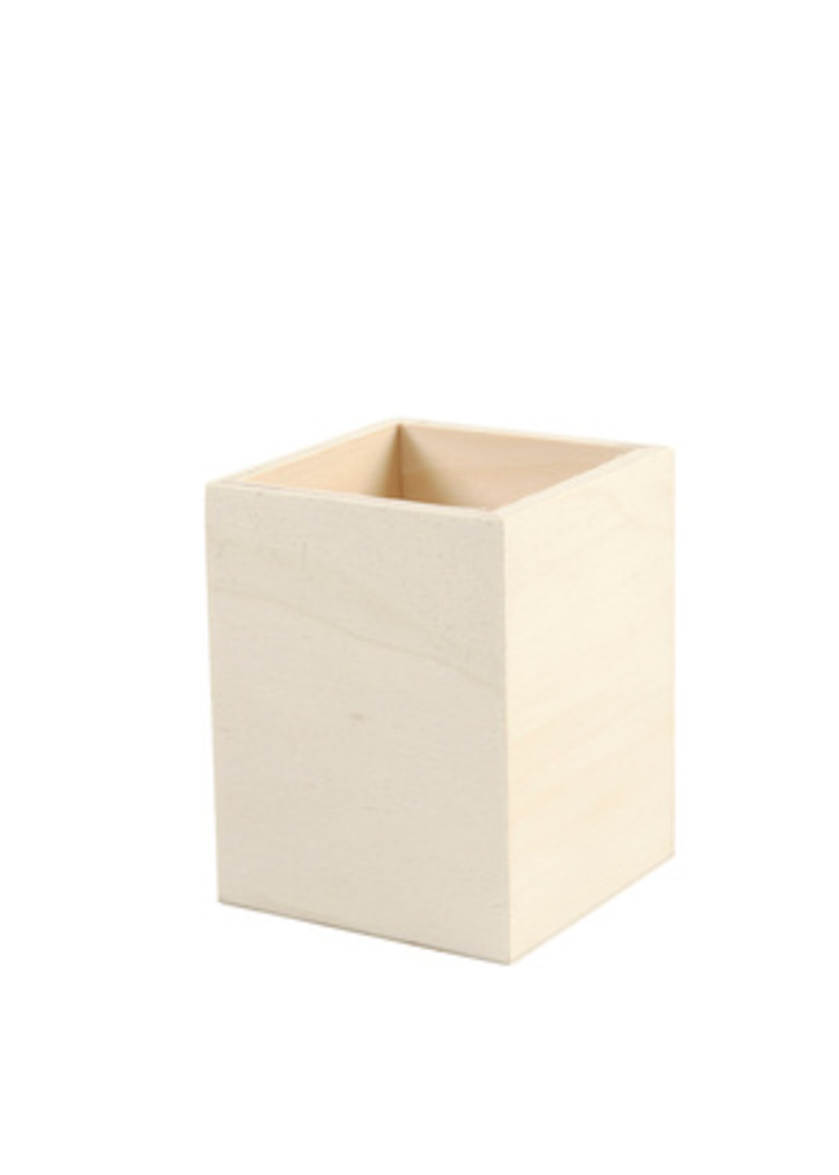 Creotime Creotime PENNENBAKJE 7.5X7.5X9.5CM HOUT