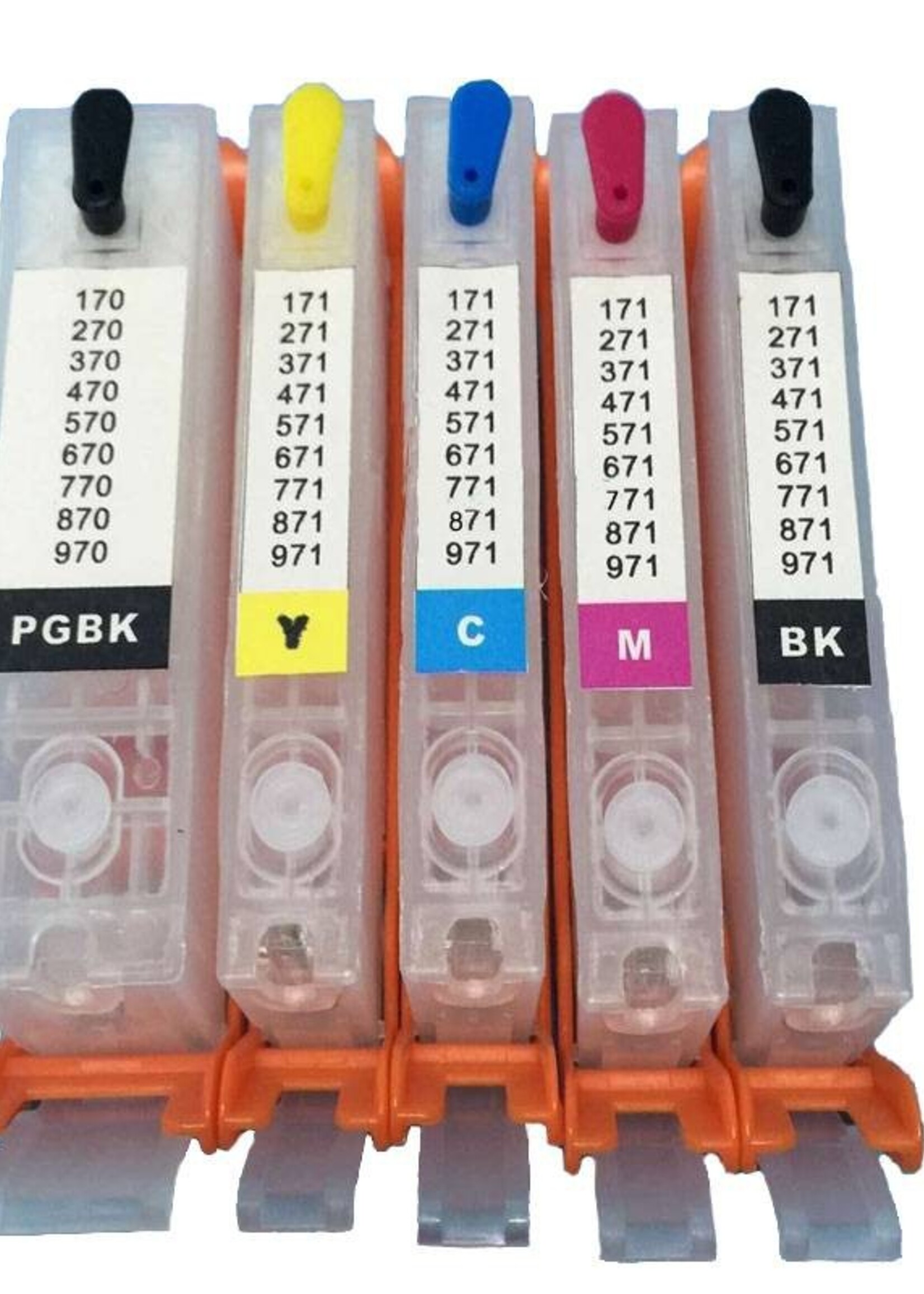 Huismerk Huismerk PGI-570/CLI-571 HERVULBARE TANKS MET ARC - 5STKS