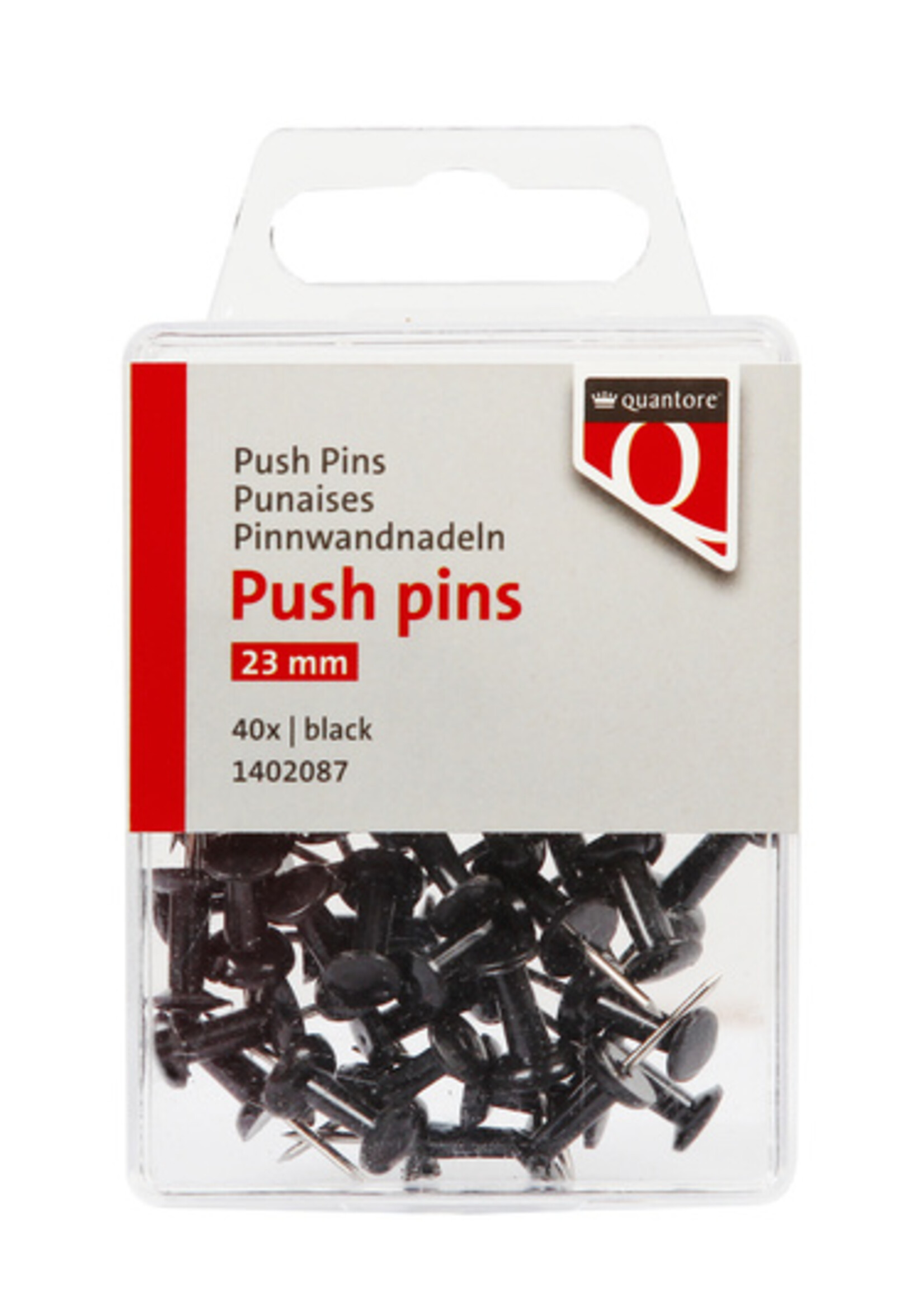 Quantore Quantore PUSH PINS ZW 40STKS