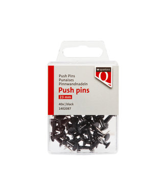 Quantore PUSH PINS ZW 40STKS